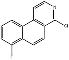Benz[f]isoquinoline, 4-chloro-7-fluoro- Struktur