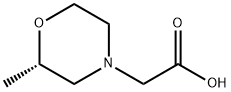 4-Morpholineacetic acid, 2-methyl-, (2S)-,2415386-50-2,结构式