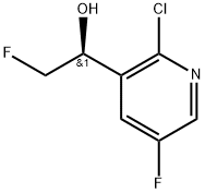 (1R)-1-(2-chloro-5-fluoropyridin-3-yl)-2-fluoroetha
n-1-ol Struktur