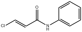 2-Propenamide, 3-chloro-N-phenyl-, (E)- (9CI),24177-51-3,结构式