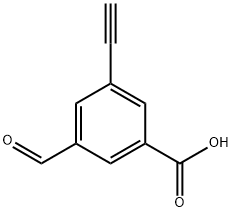 3-ethynyl-5-formylbenzoic acid 结构式
