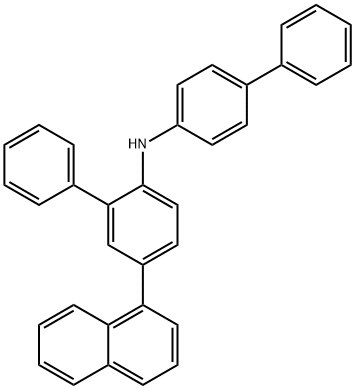 [1,1'-Biphenyl]-4-amine, N-[5-(1-naphthalenyl)[1,1'-biphenyl]-2-yl]- Struktur