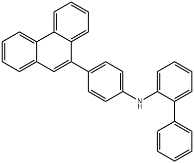 [1,1'-Biphenyl]-2-amine, N-[4-(9-phenanthrenyl)phenyl]- Struktur