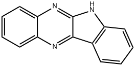 6H-インドロ[2,3-b]キノキサリン 化学構造式