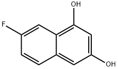 1,3-Naphthalenediol, 7-fluoro- Struktur