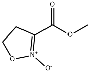 2-Isoxazoline-3-carboxylicacid,methylester,2-oxide(8CI) Struktur
