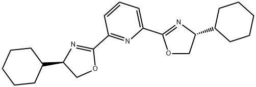 2,6-双((R)-4-环己基-4,5-二氢恶唑-2-基)吡啶,2471850-55-0,结构式