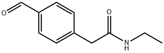 Benzeneacetamide, N-ethyl-4-formyl- 化学構造式