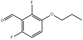 2,6-二氟-3-丙氧基苯甲醛, 2484888-92-6, 结构式