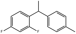 2,4-二氟-1-(1-(对甲苯基)乙基)苯, 2484888-98-2, 结构式