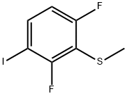 Benzene, 1,3-difluoro-4-iodo-2-(methylthio)-|(2,6-二氟-3-碘苯基)(甲基)硫烷