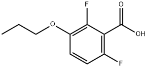 Benzoic acid, 2,6-difluoro-3-propoxy-,2484889-17-8,结构式