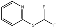 Pyridine, 2-[(difluoromethyl)thio]- Structure