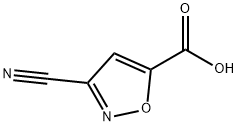3-氰基-5-异噁唑羧酸, 251912-76-2, 结构式