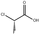 (R)-2-氯-2-氟乙酸 结构式