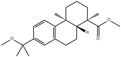 15-Methoxydehydroabietic acid, methyl ester 结构式