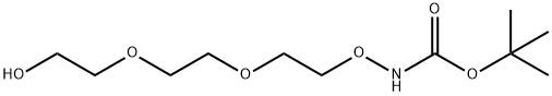 t-Boc-Aminoxy-PEG3-alcohol Structure