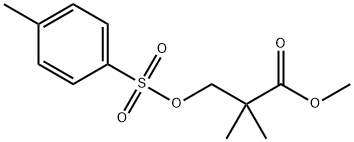 Propanoic acid, 2,2-dimethyl-3-[[(4-methylphenyl)sulfonyl]oxy]-, methyl ester Struktur