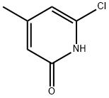 6-Chloro-4-methylpyridin-2-ol 化学構造式