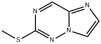 2-Methylsulfanyl-imidazo[2,1-f][1,2,4]triazine Structure