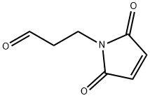 3-(2,5-dioxo-2,5-dihydropyrrole-1-yl)propionaldehyde 结构式