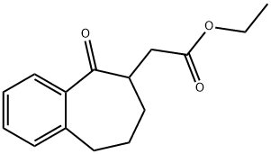 5H-Benzocycloheptene-6-acetic acid, 6,7,8,9-tetrahydro-5-oxo-, ethyl ester