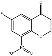 6-fluoro-8-nitro-3,4-dihydro-2H-1-benzopyran-4-one Structure