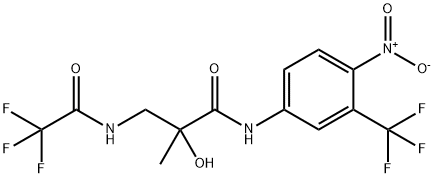 PropanaMide,2-hydroxy-2-Methyl-N-[4-nitro-3-(trifluoroMethyl)phenyl]-3-[(2,2,2-trifluoroacetyl)aMino Struktur