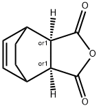 4,7-Ethanoisobenzofuran-1,3-dione, 3a,4,7,7a-tetrahydro-, (3aR,7aS)-rel- 化学構造式