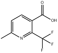 6-甲基-2-(三氟甲基)烟酸 结构式