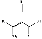 Acrylic  acid,  3-amino-2-cyano-3-hydroxydithio-  (8CI) 结构式