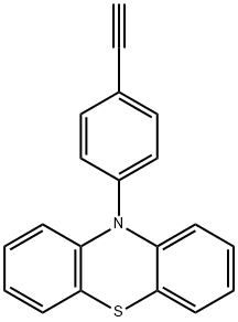 10H-Phenothiazine, 10-(4-ethynylphenyl)-,262861-82-5,结构式