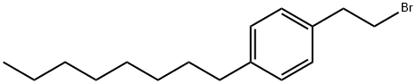 1-(2-bromoethyl)-4-octylbenzene 化学構造式