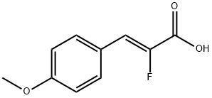2-Propenoic acid, 2-fluoro-3-(4-methoxyphenyl)-, (2Z)- Structure
