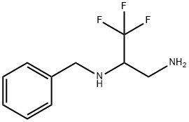 (3-amino-1,1,1-trifluoropropan-2-yl)(benzyl)amine Struktur