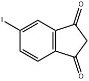 1H-Indene-1,3(2H)-dione, 5-iodo- 结构式