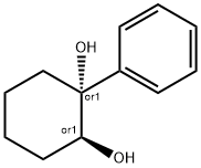 rel-1-フェニルシクロヘキサン-1α*,2β*-ジオール 化学構造式