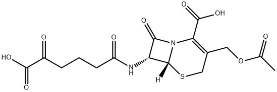 5-Thia-1-azabicyclo[4.2.0]oct-2-ene-2-carboxylic acid, 3-[(acetyloxy)methyl]-7-[(5-carboxy-1,5-dioxopentyl)amino]-8-oxo-, (6R,7R)-