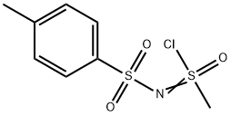 Methanesulfonimidoyl chloride, N-[(4-methylphenyl)sulfonyl]- Struktur