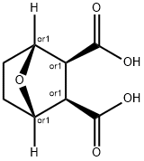 7-Oxabicyclo[2.2.1]heptane-2,3-dicarboxylic acid, (1R,2S,3R,4S)-rel- Structure