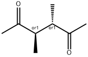 2,5-Hexanedione, 3,4-dimethyl-, (3R,4S)-rel-,28895-02-5,结构式