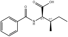 Isoleucine, N-benzoyl-, (2R,3R)-rel- (9CI) Structure