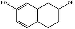 1,2,3,4-tetrahydronaphthalene-2,7-diol Struktur