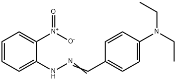 N,N-diethyl-4-[2-(2-nitrophenyl)carbonohydrazonoyl]aniline,303214-81-5,结构式