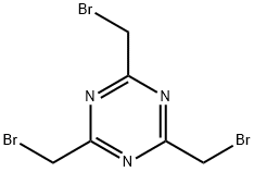 トリス(ブロモメチル)-1,3,5-トリアジン 化学構造式