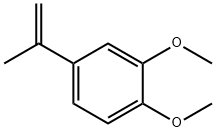 1,2-dimethoxy-4-(prop-1-en-2-yl)benzene 化学構造式