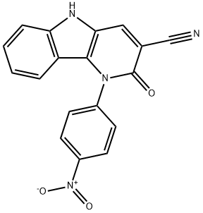 304465-35-8 1-(4-Nitrophenyl)-2-oxo-2,5-dihydro-1H-pyrido[3,2-b]indole-3-carbonitrile