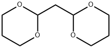 1,3-Dioxane, 2,2'-methylenebis- Structure