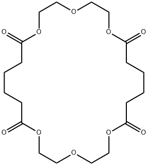 1,4,7,14,17,20-Hexaoxacyclohexacosane-8,13,21,26-tetrone Structure