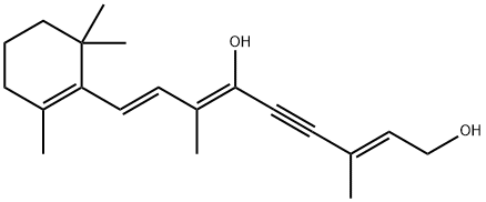 11,12-Didehydro-7,10-dihydro-10-hydroxyretinol,3230-75-9,结构式